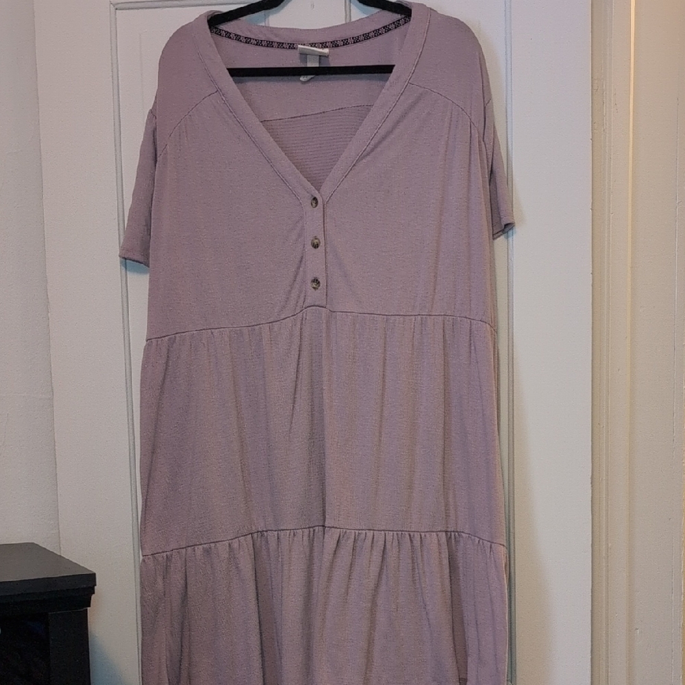Knox Rose Lavender Tiered Dress